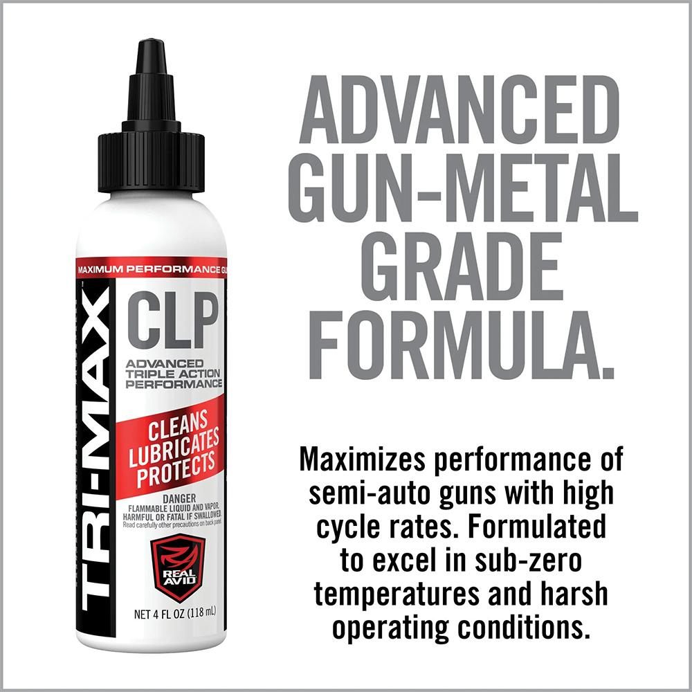 Real Avid CLP Gun Cleaner and Lubricant - 4oz Bottle | 3 in 1 Oil | All-in view 3