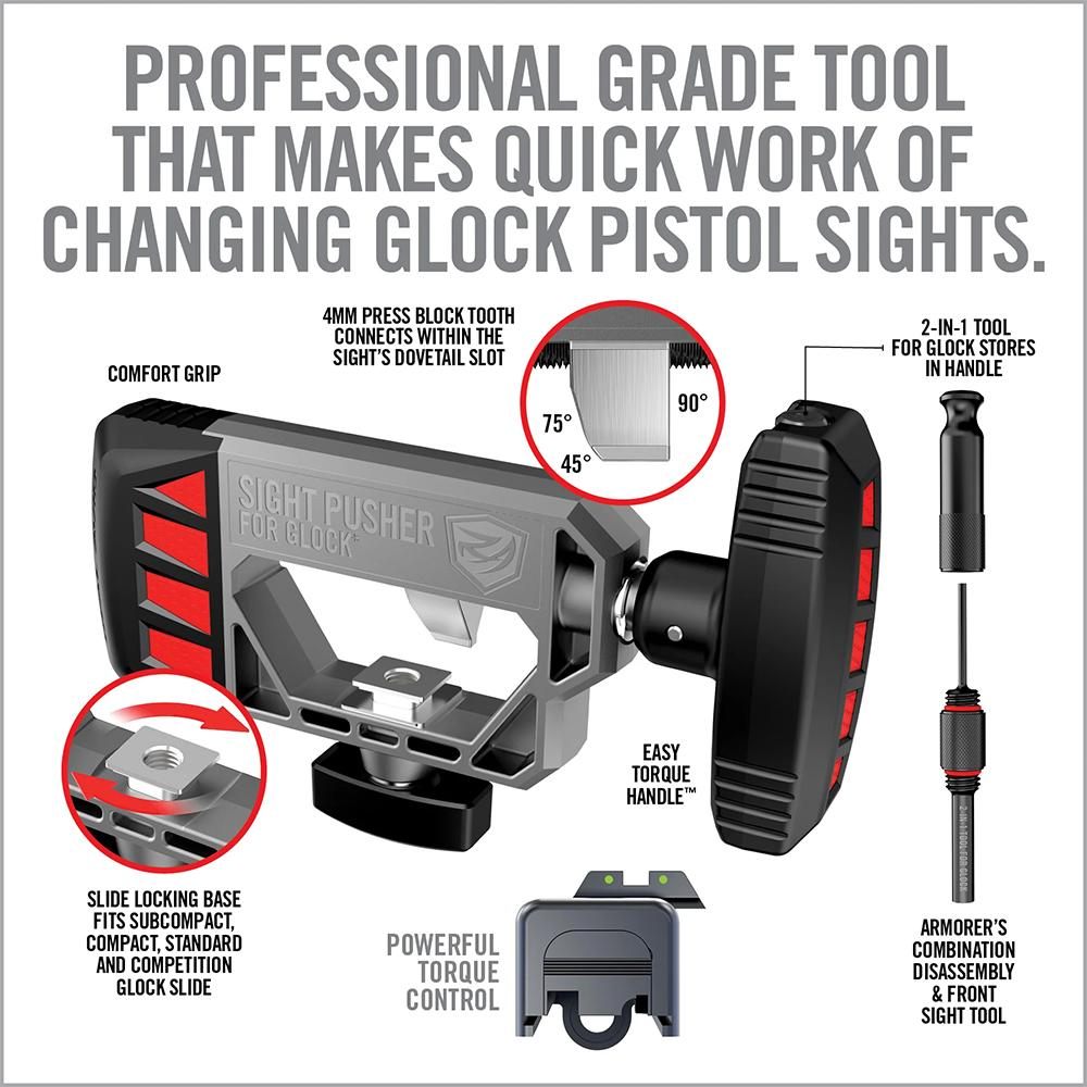 Real Avid Sight Pusher for Glock Handguns view 5