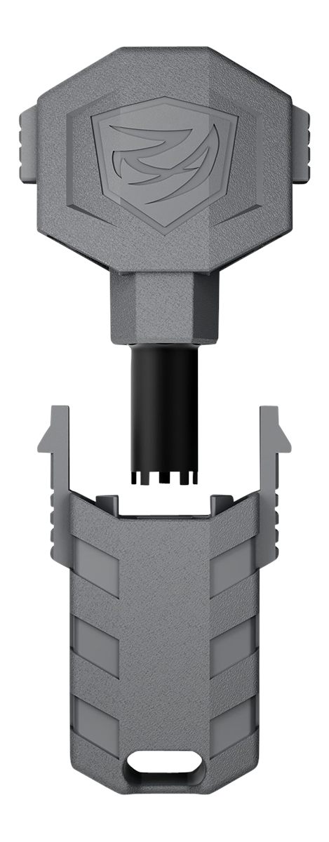 Real Avid AVARFSAPRO Front Sight Adjuster Pro Black/Gray for 4 5 Pin (AR-15