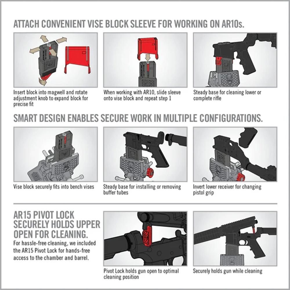 Real Avid Smart-Fit AR-15 Vise Block with Sleeve for view 2