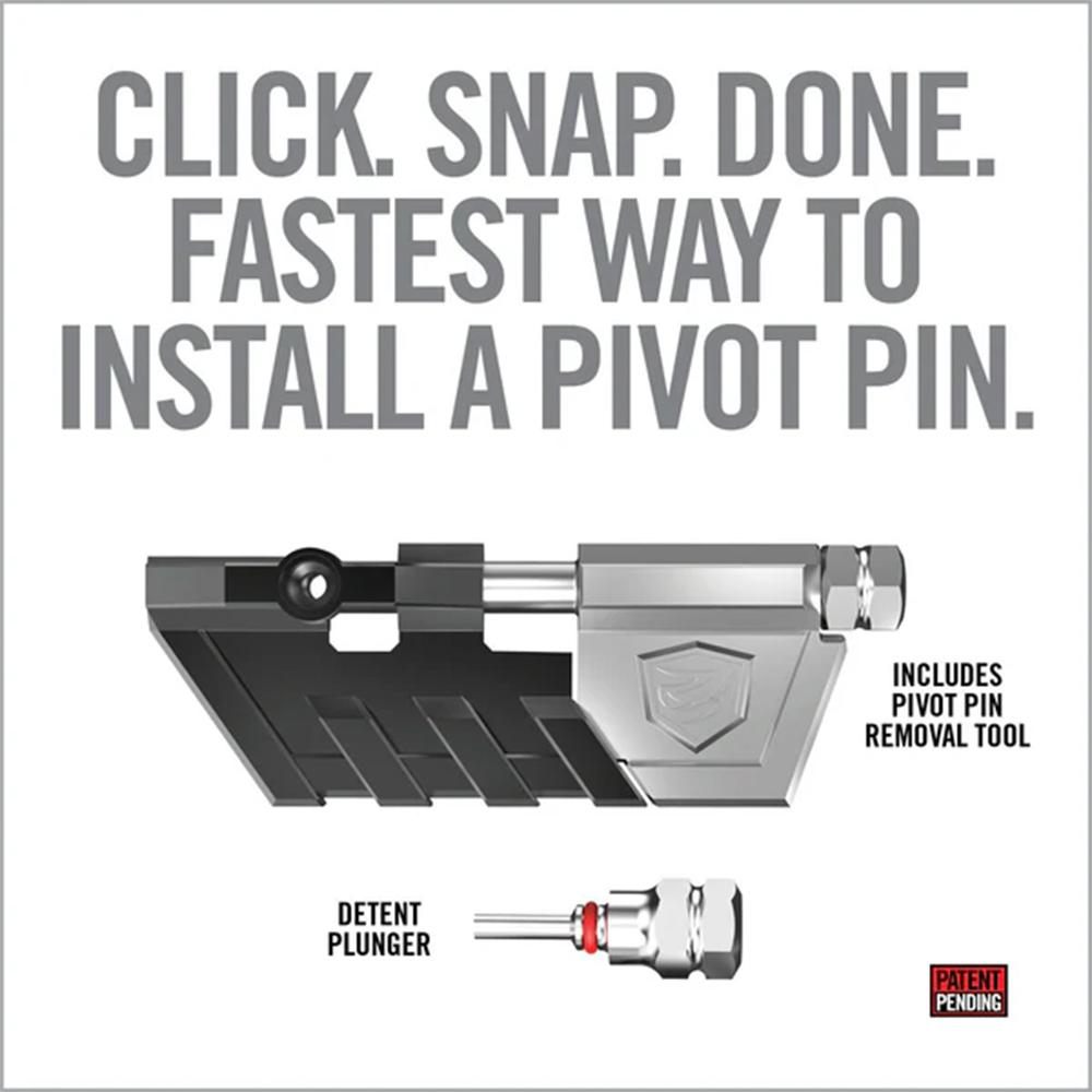 Real Avid AVARPPTPRO Pivot Pin Pro Tool Black/Stainless Metal for AR-15, In view 3