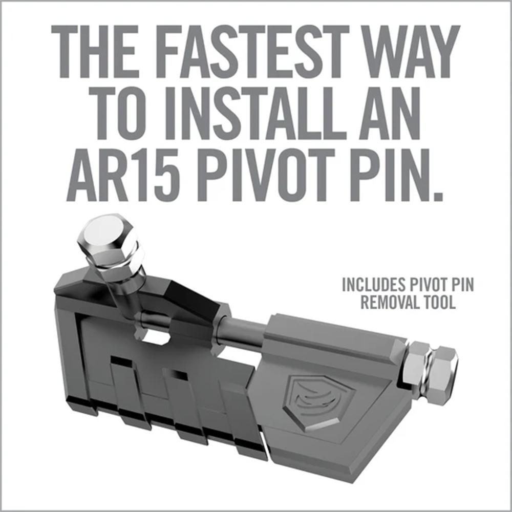 Real Avid AVARPPTPRO Pivot Pin Pro Tool Black/Stainless Metal for AR-15, In view 4