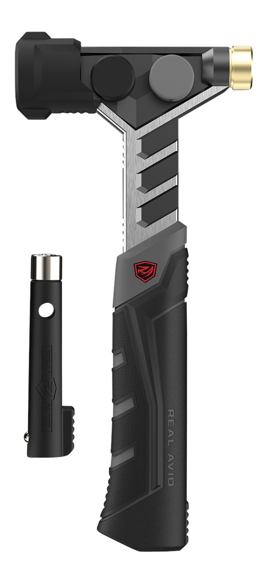 Real Avid AVARMHAM Armorer's Hammer Black/Stainless, Features Magnetic Pin