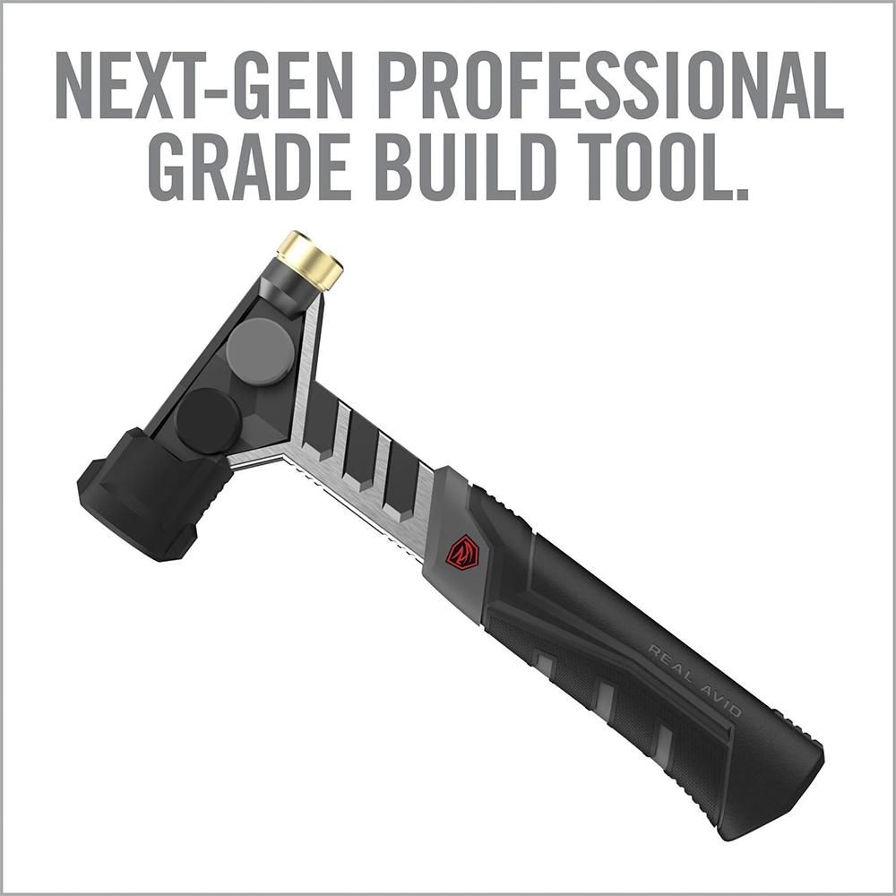 Real Avid AVARMHAM Armorer's Hammer Black/Stainless, Features Magnetic Pin view 6