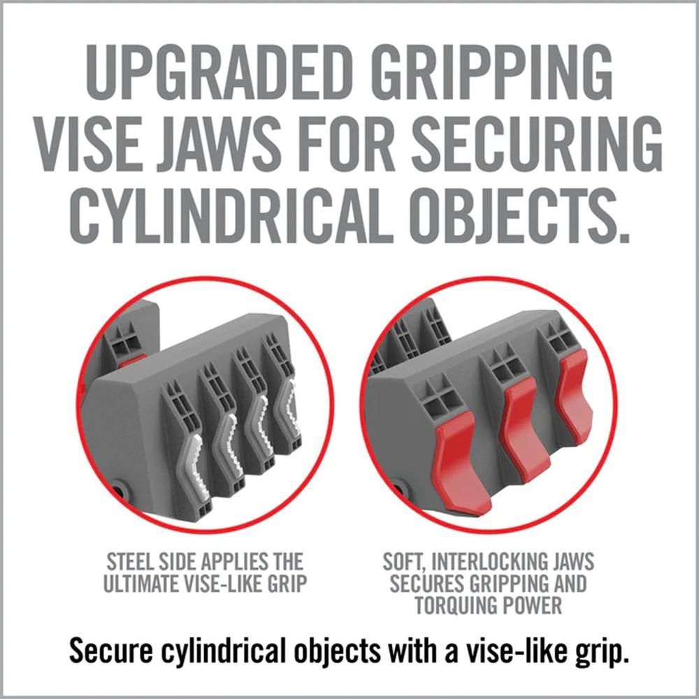 Real Avid AVSFJPF Smart-Jaws Tube-Fit Sleeves Reversible Gray/Red Rubber Ov view 3