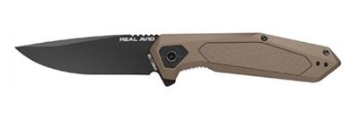Real Avid RAV-3 Knife Assisted Folding 3.25in Blade TAN view 2