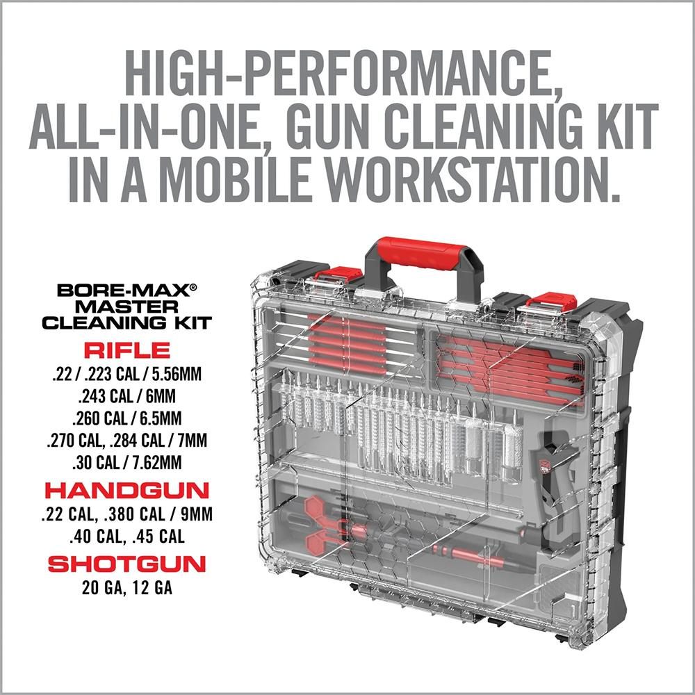 Real Avid Bore-Max Master Cleaning Kit Mobile Workstation - Gun with Brushe view 2