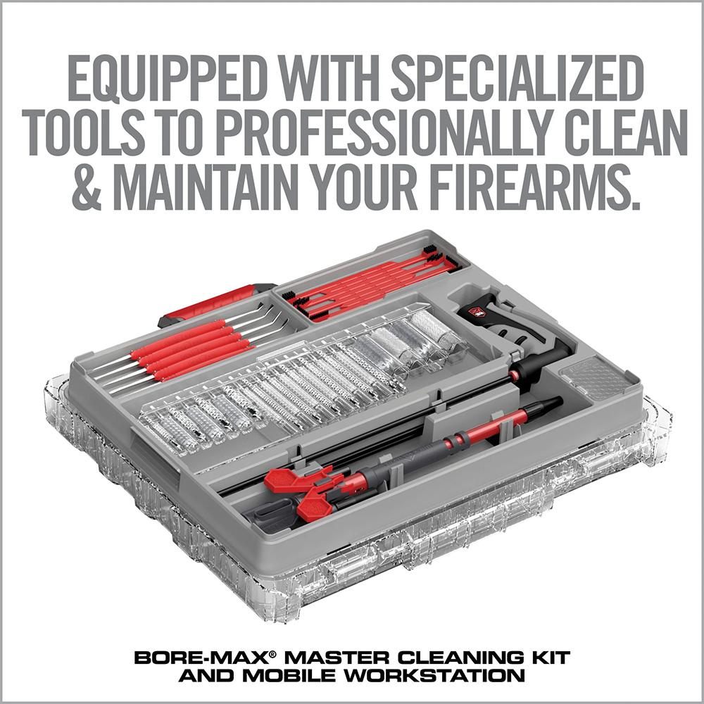 Real Avid Bore-Max Master Cleaning Kit Mobile Workstation - Gun with Brushe view 3