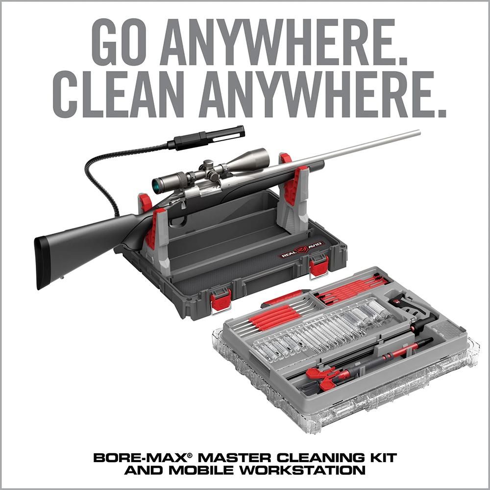 Real Avid Bore-Max Master Cleaning Kit Mobile Workstation - Gun with Brushe view 4