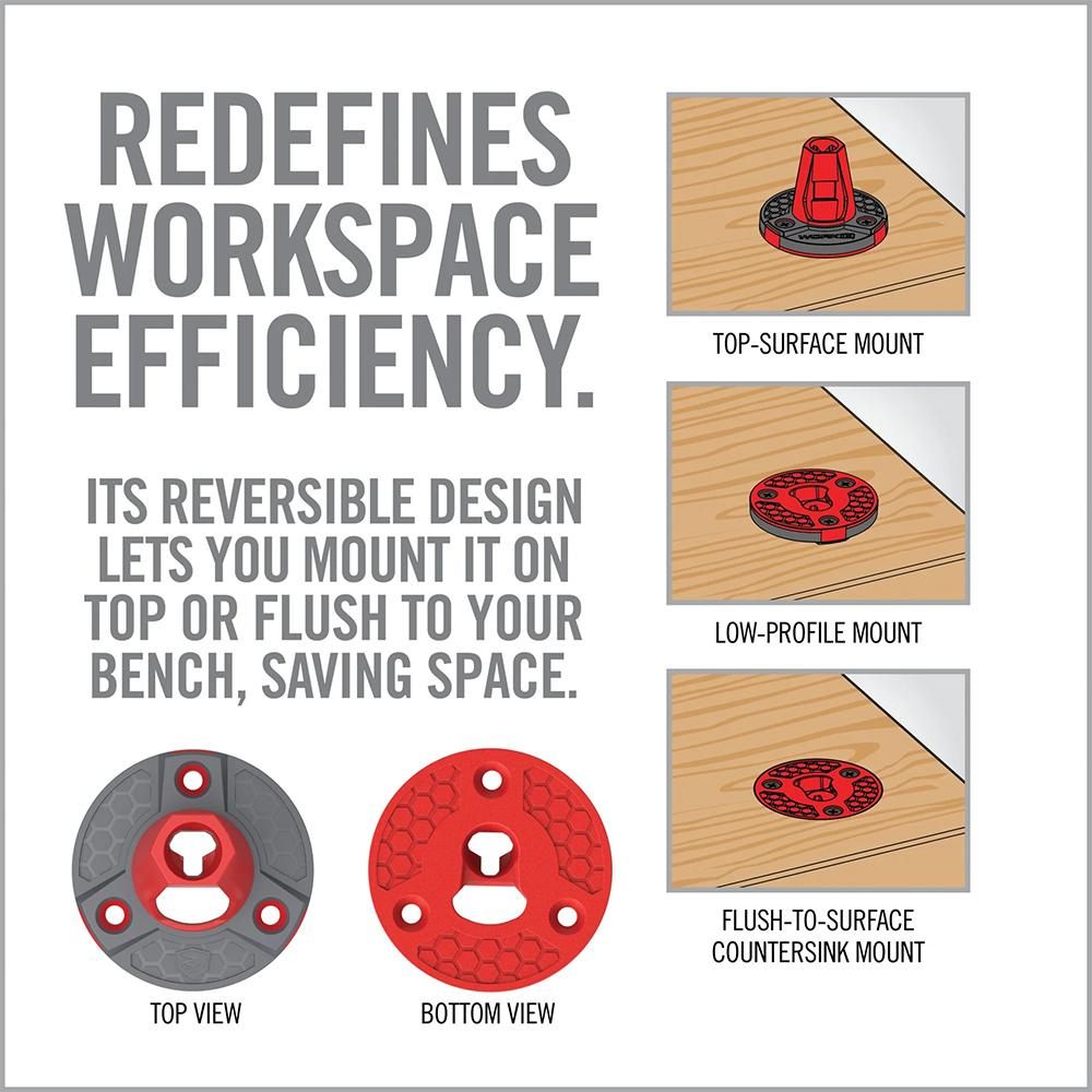 Real Avid AVSASDM Smart Assist Surface Mount Gray/Red 3pk view 2