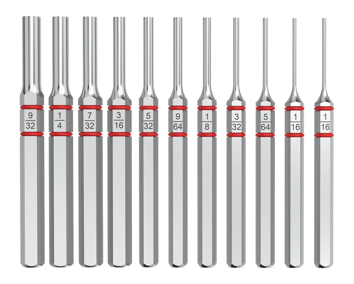 Real Avid Accu-Punch 11-Piece Standard Set - Premium Steel Resistant To Cor