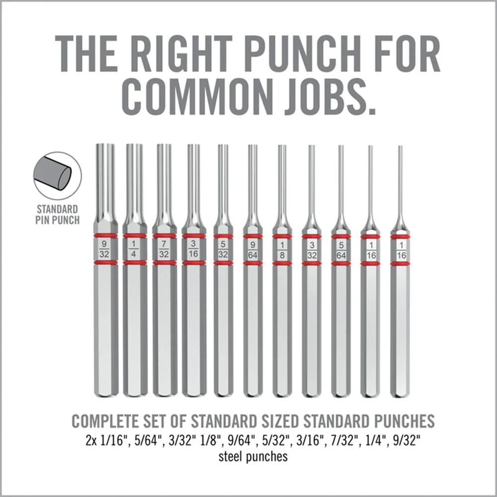 Real Avid Accu-Punch 11-Piece Standard Set - Premium Steel Resistant To Cor view 6