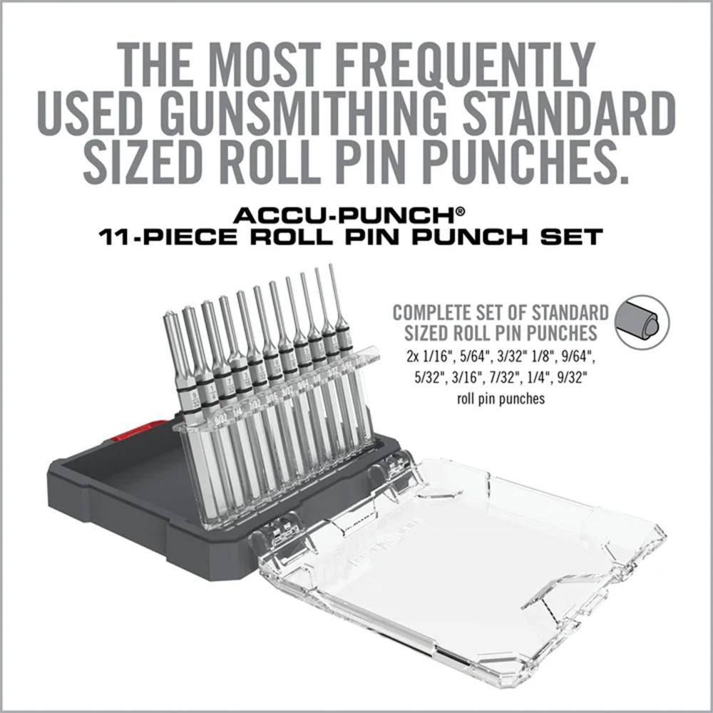 Real Avid Accu-Punch 11 Piece Roll Pin Set - Premium Steel Resistant to Cor view 3