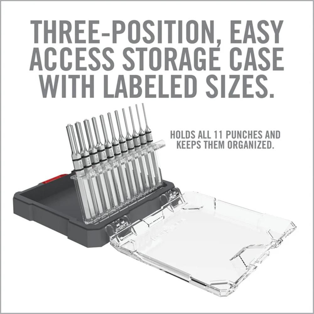 Real Avid Accu-Punch 11 Piece Roll Pin Set - Premium Steel Resistant to Cor view 5