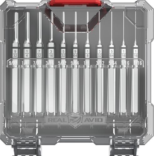 Real Avid Accu-Punch 11 Piece Roll Pin Set - Premium Steel Resistant to Cor view 8