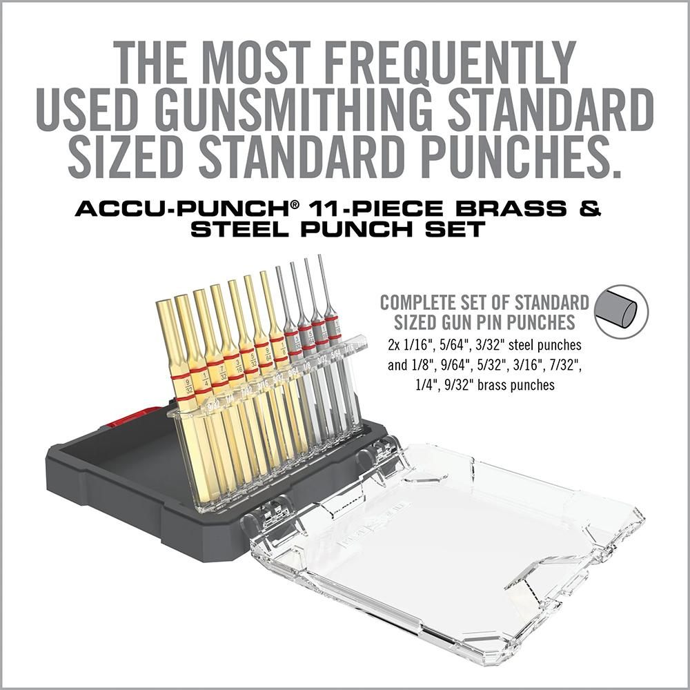 Real Avid Accu-Punch 11-Piece Standard Brass Steel Set - Premium Resistant view 3