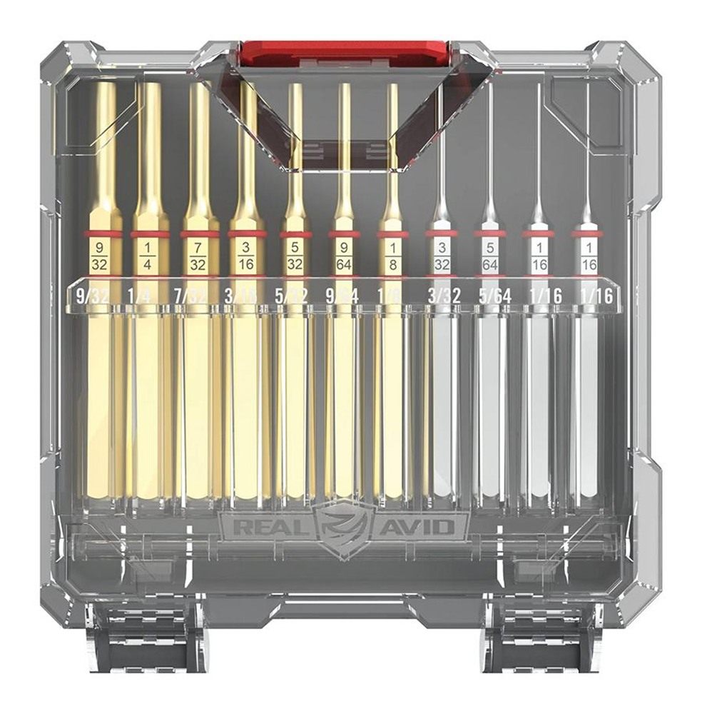 Real Avid Accu-Punch 11-Piece Standard Brass Steel Set - Premium Resistant view 7
