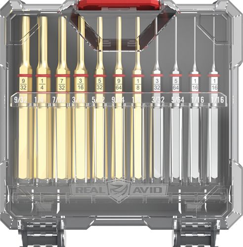 Real Avid Accu-Punch 11-Piece Standard Brass Steel Set - Premium Resistant view 8