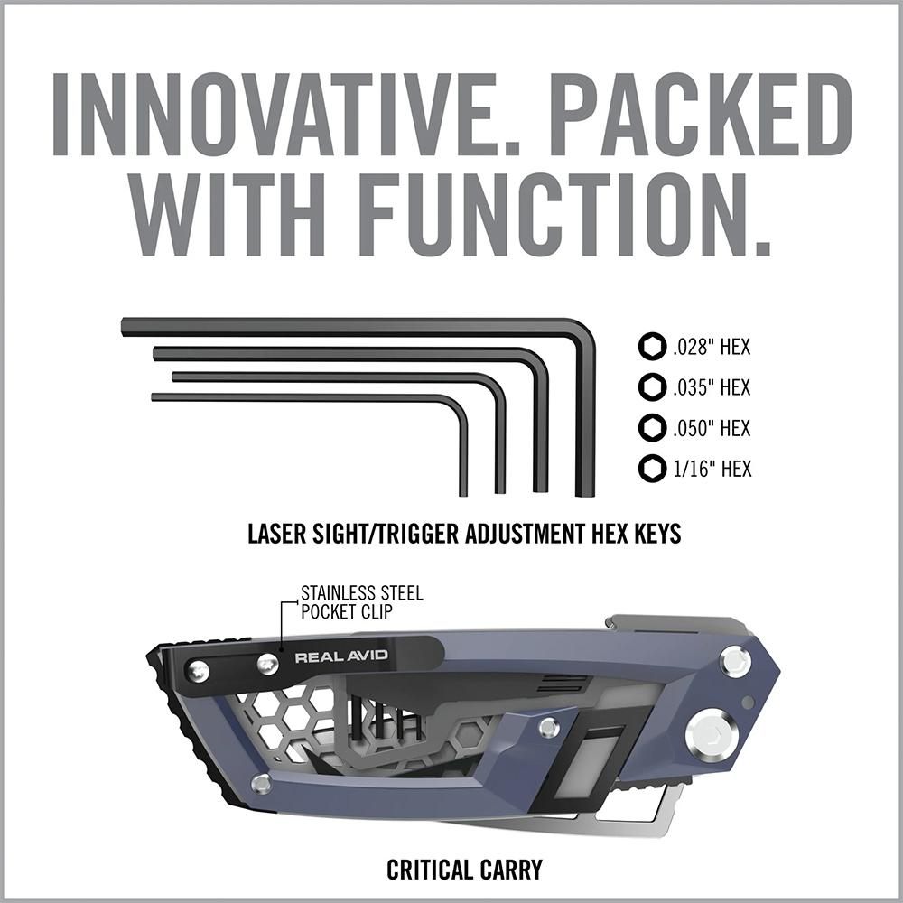 Real Avid AVGTEP Gun Tool Edge Pistol Stainless Steel 2.60in Wharncliffe view 5