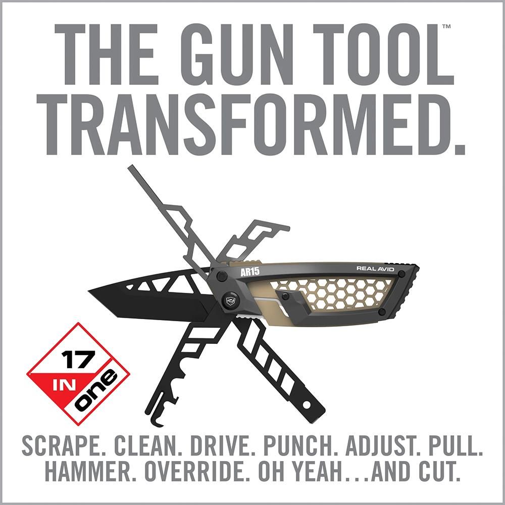 Real Avid Avgtear Gun Tool Edge AR-15 Stainless Steel 2.60in Tanto view 5