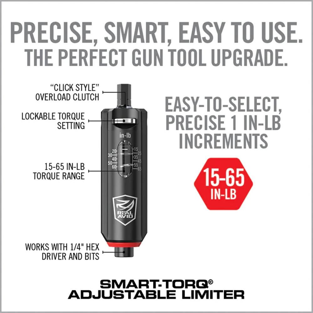 Real Avid AVSTAL1565 Smart Torq Adjustable Limiter Black Compatible w/ Stan view 2