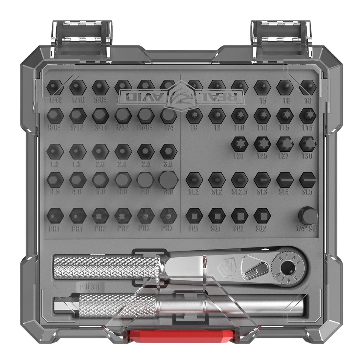 REAL AVID X3 DRIVER 57-PIECE GUNSMITHING BIT SET