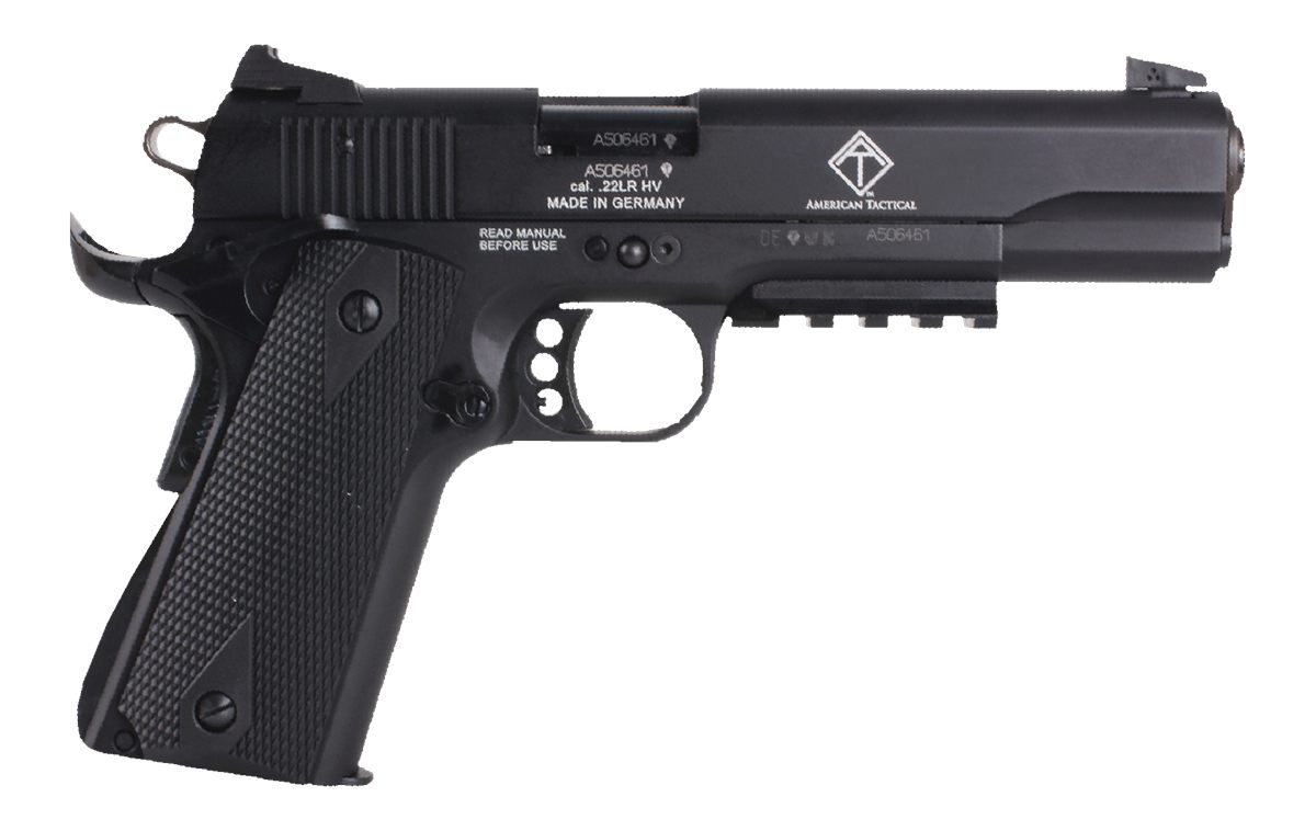 American Tactical GSG M1911 Adop 22 LR 10+1 5in Black Steel/Threaded Barrel