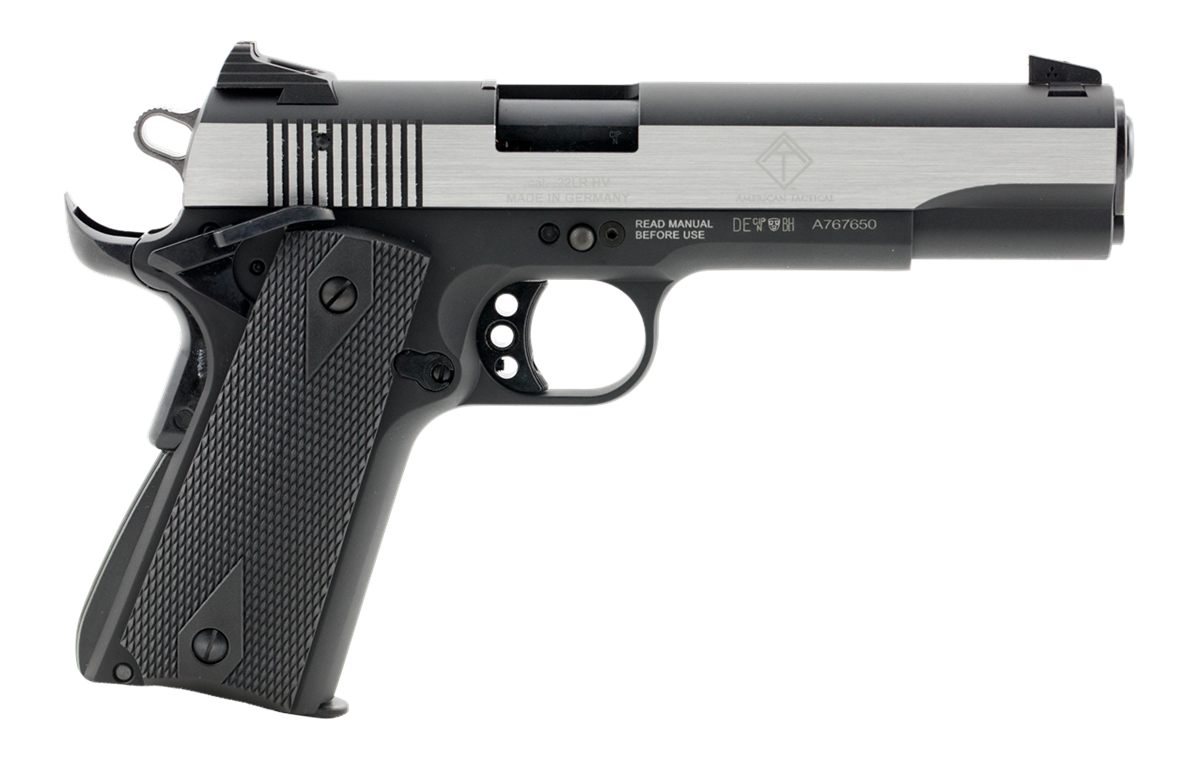 American Tactical GSG M1911 22 LR 5in 10+1 Black Hardcoat Anodized Stainles