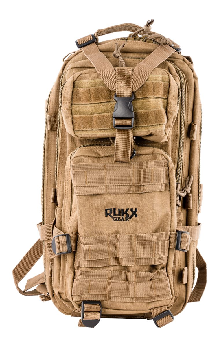 American Tactical Imports Rukx Gear 1 Day Backpack, Tan