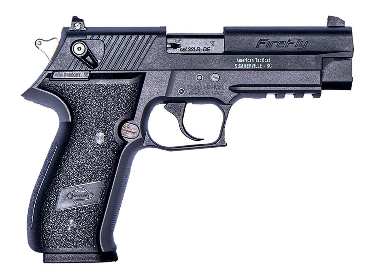 American Tactical GSG GERG2210FF FireFly 22 LR 10+1 4in All Black Steel Bar
