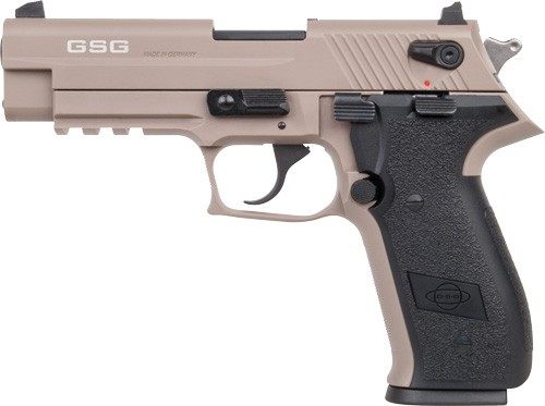 American Tactical GSG GERG2210FFT FireFly 22 LR 10+1 4in Tan Steel Barrel view 3