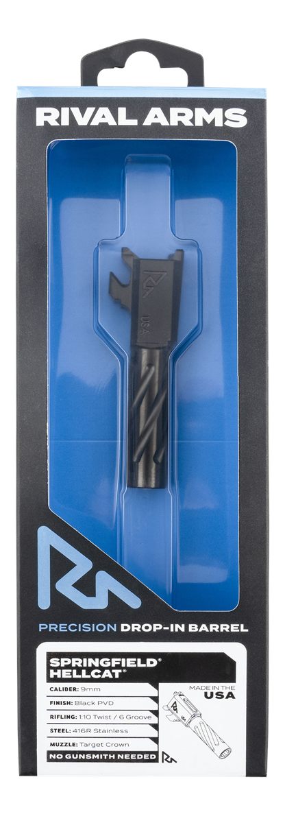 Rival Arms RARA20H101A Precision V1 Match Grade Spiral Fluted Black PVD Sta
