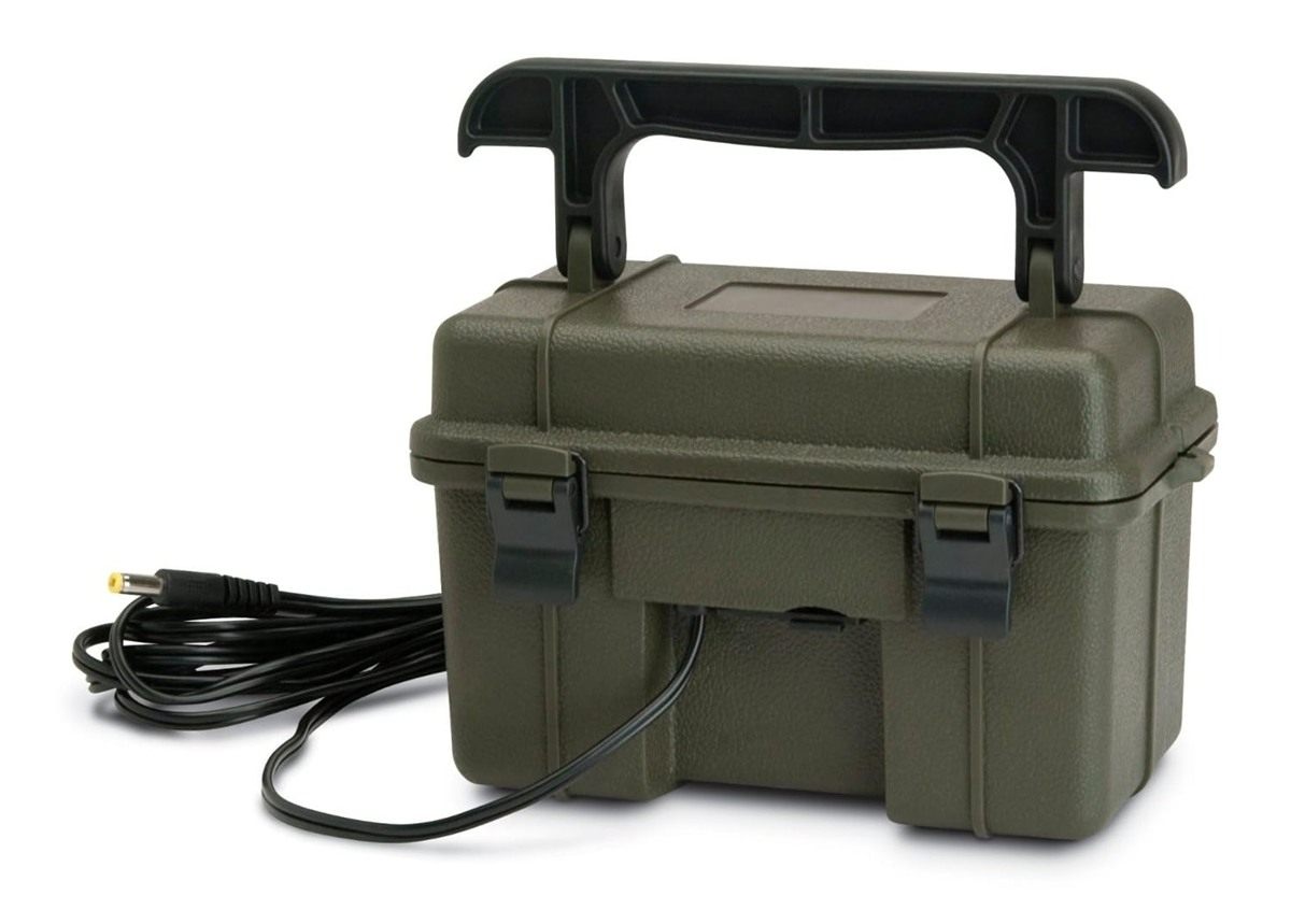 Stealth Cam 12V Battery Box Kit - Portable Compact Waterproof Sealed Chargi