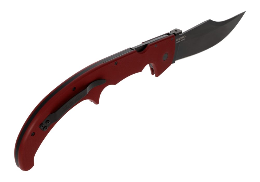 Cold Steel Espada XL Folding Knife 7-1/2in Clip Point Blade Ruby Red view 3