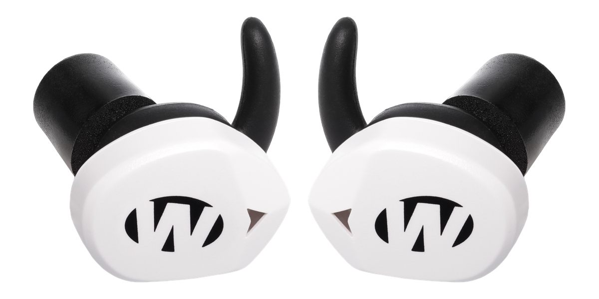 Walker's Silencer 2.0 Recharegeable Earbuds - White