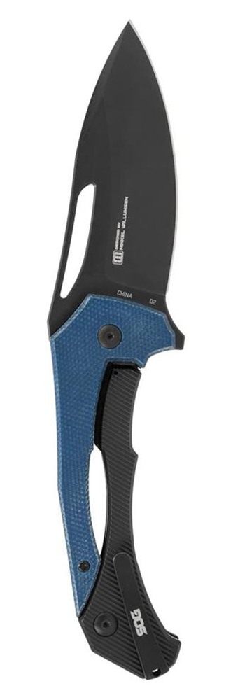 Sog Specialty Knives Bulwark FLK Folding Knife 3in Drop Point Blade Blue Pr view 4