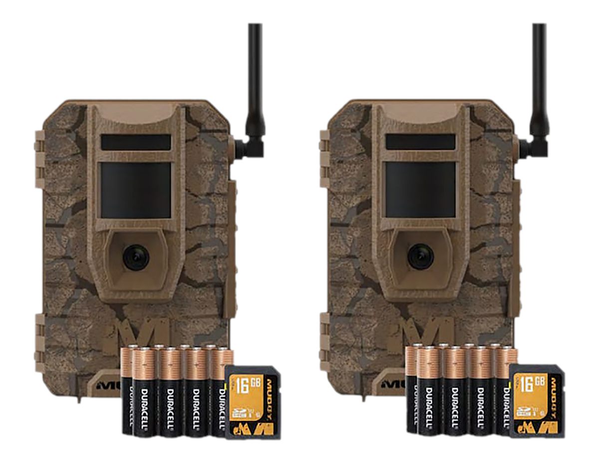 GSM Outdoors Muddy MUDMTGTRK2PK Mitigator Cellular Trail Camera 2 Pack