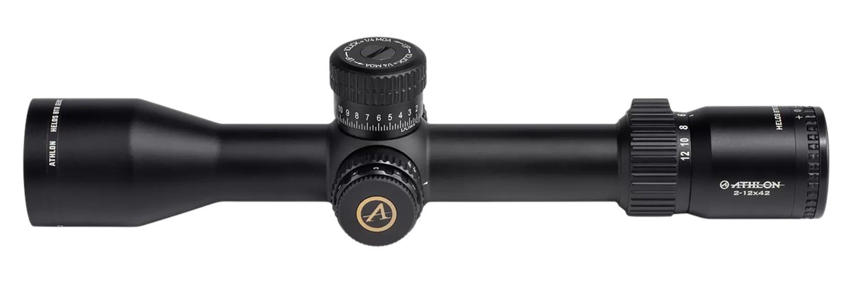 Athlon 214104 Helos BTR Black 2-12x 42mm 30mm Tube Illuminated MOA Reticle