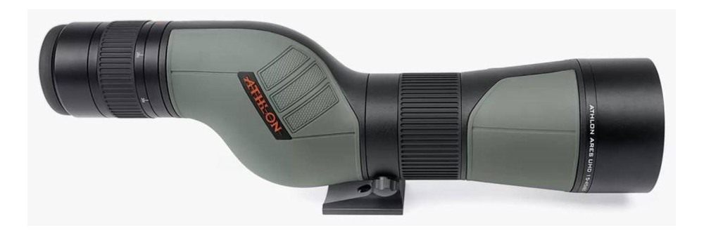 Athlon Optics Ares G2 UHD Spotting Scope 15-45x65 Green Straight Angle view 4