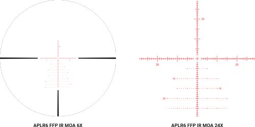 ATHLON SCOPE HELOS BTR G2 34MM 6-24X56 SF IR APLR6 MOA FFP view 2
