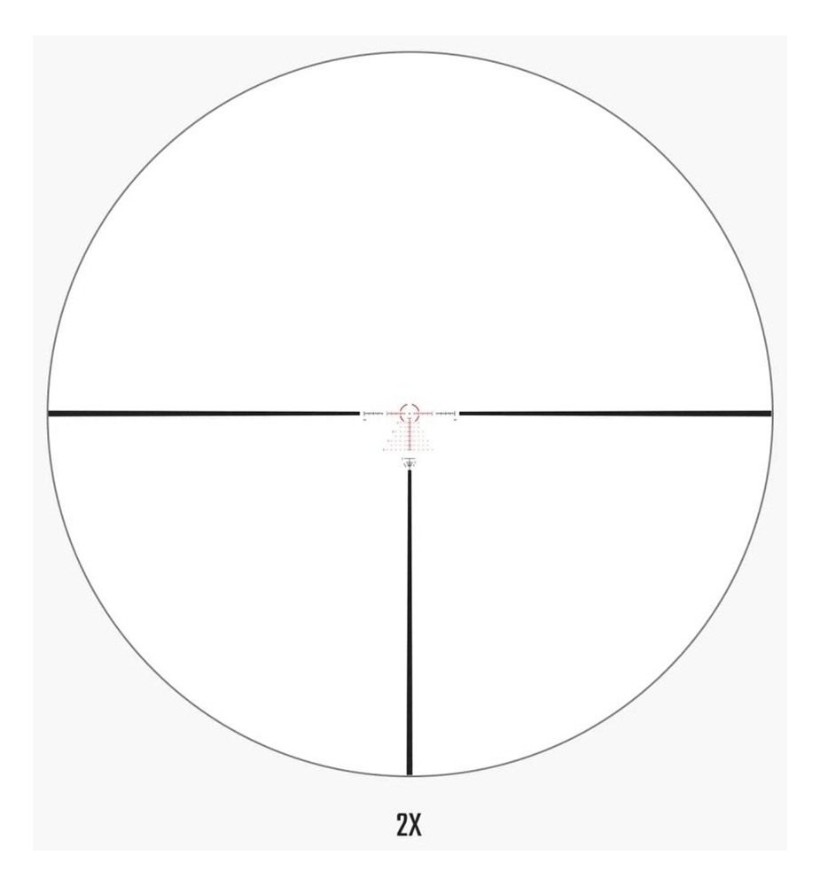 Athlon Optics Helos BTR GEN2 Rifle Scope 2-12x42 30mm FFP AHMR2 IR MIL Illu view 2