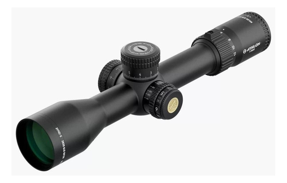 Athlon Optics Helos BTR GEN2 Rifle Scope 2-12x42 30mm FFP AHMR2 IR MIL Illu view 4