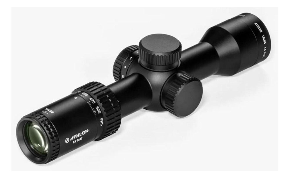 Athlon Optics Talos Crossbow Scope 1.5-5x32 1in SFP BDC 100 IR Illum Black view 2