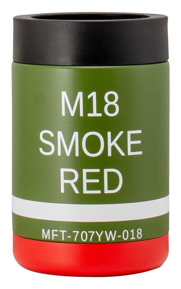 Mission First Tactical MFT M18 RED Smoke CAN Cooler 12OZ
