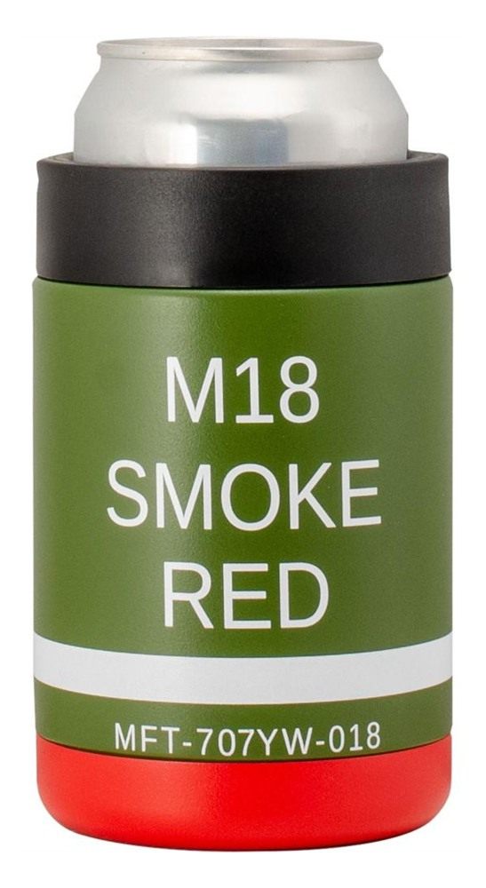 Mission First Tactical MFT M18 RED Smoke CAN Cooler 12OZ view 2