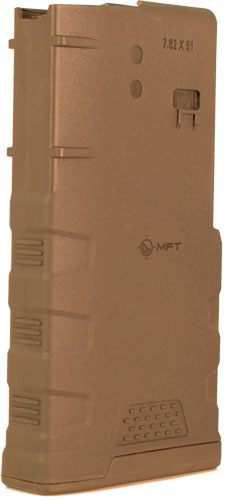 Mission First Tactical MFT Magazine AR10/SR25 7.62X51 308 WIN 20RD Scorched
