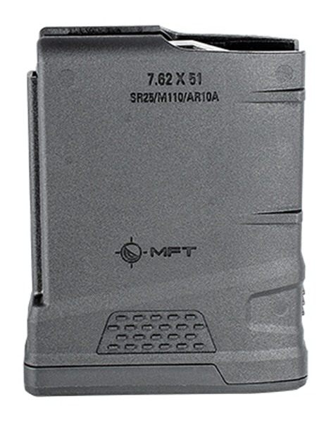 Mission First Tactical MFT Magazine AR10/SR25 7.62X51 308 WIN 10RD Black Po view 2
