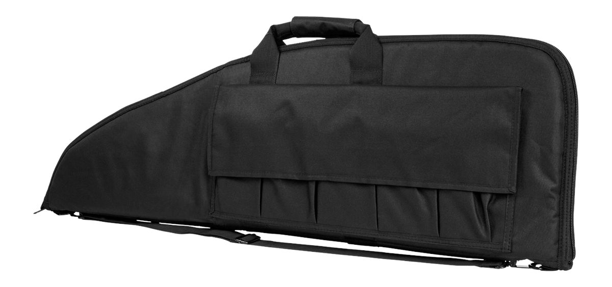 NcSTAR CV290738 Vism Rifle Case w/ Double Zippers ID Holder Foam Padding Bl