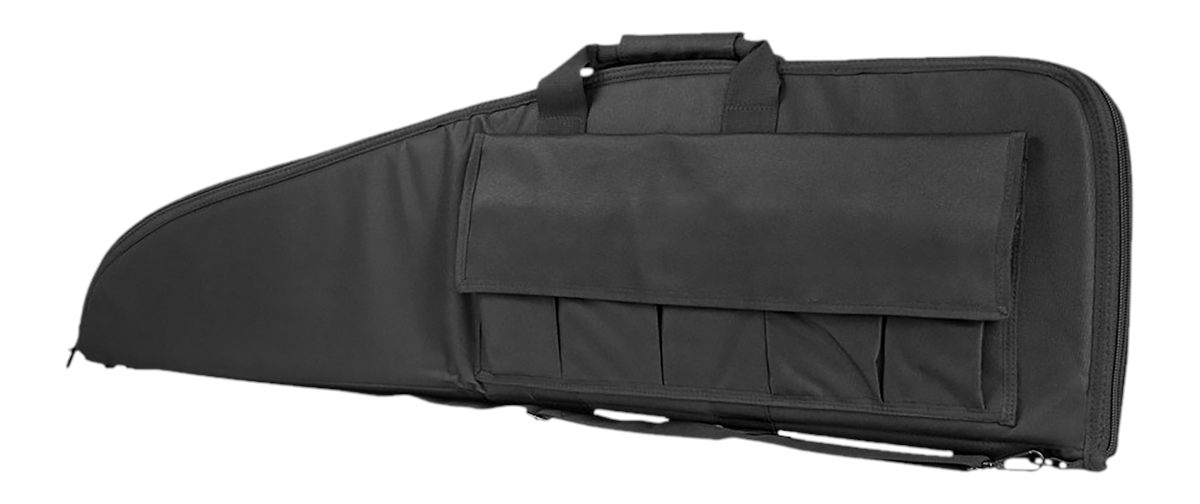 NcSTAR CV290742 Vism Rifle Case Black PVC Nylon w/ Foam Padding Double Zipp