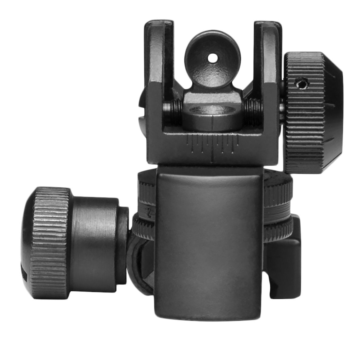 Vism NcStar MARDRS AR15 Rear A2 Backup Iron Sight Black Dual Aperture for